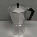 Primula Classic Stovetop Espresso and Coffee Maker, Moka Pot for Italian and Cuban Caf Brewing, Greca Coffee Maker, Cafeteras, 12 Espresso Cups, Silver