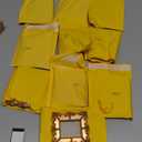 10 Pcs Mini Vintage Magnetic Frames Small Vintage Picture Frames with Rope and Fridge Magnet for Christmas Decor, Refrigerator Display, and Vintage Style Picture Keeping (Gold)