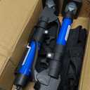 Adjustable Cabinet Jacks for Installing Cabinets (14.2-23.2 Inches 2 Pack) Heavy Duty 200 lb Metal Quick Support Rod & Third Hand Support System with Swivel Non-Slip Pads for Drywall and Ceilings.