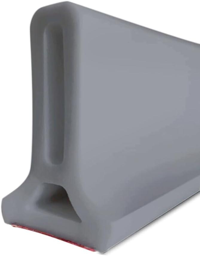 Duzzy 39 Inch Shower Threshold Water Dam, Shower Water Guard to Keep Water in Shower, Shower Water Stopper Dry and Wet Separation Suitable for Bathroom and Kitchen