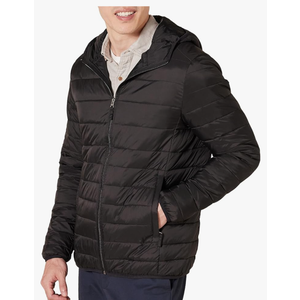 Amazon Essentials Men's Lightweight Water-Resistant Packable Hooded Puffer Jacket,XS