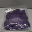 Ekouaer Pajama Sets for Women Lingerie Sleepwear 2 Piece Cami Split Short Set V Neck Lace Pjs (XX-Large, Purple)