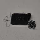 Timex Alarm Clock for Bedroom with FM Radio and 10 Station Presets, Clock Radio with Dual Alarms, USB Charger, Large Display, Sleep Timer, and Snooze  Black (T232B)