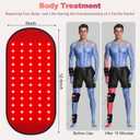 Red-Light-Therapy-for-Body,2026 Upgraded 4 Modes Near Infrared Light for Body Pain Relief,High-Efficiency Spherical Lamp Dual-Wave(660nm&850nm)LEDs,Corded-electric for Effective Therapy(12.4" x 6.1")