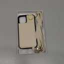 Keallce Case for iPhone 12 Pro/iPhone 12 6.1'', Detachable Crossbody Wallet Case with RFID Blocking Card Slots, 360?Stand Ring, Flip Leather Protective Cover Lanyard for iPhone 12/12 Pro,Beige