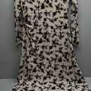 HomRain Women's Mesh Maxi Long Sleeve Floral Bodycon Dress Ruched Wedding Guest Cocktail Party Dresses (XL, Champagne)