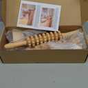 Wood Therapy Massage Tools 5-in-1 Lymphatic Drainage Massager Maderoterapia Kit Wooden Massager Body Sculpting Tools for Muscle Pain Relief, Anti-Cellulite, Body Contouring and Shaping