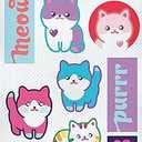 5 Sheet Fruille Sensory Stickers Autocollants Sensoricls