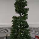 National Tree Company 10 ft Pre-Lit Kingswood Fir Slim Artificial Christmas Tree, 600 Clear Lights, 1,715 Tips, Includes Stand, Green