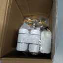 Wall Mounted Clothes Drying Rack, Laundry Drying Rack Wall Mount, 3-Fold Drying Rack Clothing, Foldable Clothes Drying Rack with 12 Dual Hooks Organization for Laundry Room Indoor - White