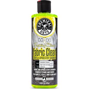 Chemical Guys Foaming Citrus Fabric Clean, Carpet and Upholstery Cleaner - Car Carpet Cleaner for Seats, and Floor Mats, Safe for Home, Office & More, Citrus Scent - 16 oz
