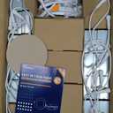 Amico 20 Pack 4 Inch 5CCT Ultra-Thin LED Recessed Ceiling Light with Junction Box, 2700K/ 3000K/ 4000K/ 5000K/ 6000K Selectable, 11W Eqv 70W, Dimmable Can-Killer Downlight, 800LM High Brightness - ETL