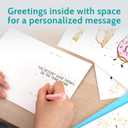 2 x T MARIE 24 Funny Happy New Year Cards Set With Colorful Envelopes and Gold Stickers - Assorted 2025-2026 Greeting Cards Set with Humorous Puns and Messages Inside - Bulk Winter Holiday Notecards