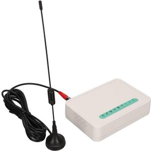 GSM Fixed Terminal, Quad Band SIM Card Phone Line Desktop Caller ID Dialer Supported Antipodal, GSM850/900/1800/1900MHZ Worldwide (US Plug)