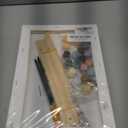 4 Pack Paint by Numbers for Adults with Framed Canvas - with Wooden Easel, Beach Paint by Number on Canvas, DIY Sea Turtle Acrylic Oil Painting Kits with Brushes for Home Wall Decor (8x12 inch) (BKMT0055+BKMT0056+BKMT0057+BKMT0058)