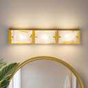 WILON 3-Light Gold Bathroom Vanity Light,
