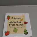 Stainless Steel Kids Plates 2 Packs, 9" Toddlers Divided Plates, Portion Control Plate for Bariatric Adults, Non Toxic Unbreakable Baby Dinner Dishes, 304 Metal Camping Food Tray