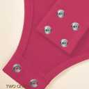 YOGINGO Women's Crew Neck Sleeveless Bodysuits Racerback Halter Tank Top Body Suits for Womens Sexy Going Out Leotards (Medium)