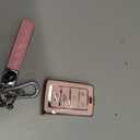 for Jeep Key Fob Cover with Keychain Soft Full Protection Key Shell Compatible with Grand Cherokee L Grand Wagoneer 2021-2025 Smart Key 5 Buttons-B(Chalk Pink)