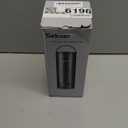 Sekaer Travel Electric Tea Kettle Portable Small Mini Coffee Kettle, with 4 Variable Presets, Personal Hot Water Boiler 304 Stainless Steel with Auto Shut-Off & Boil Dry Protection, SY-618B (Black Gold)