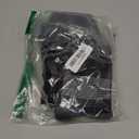 Plantar Fasciitis Sock (6 Pairs) for Men and Women, Compression Foot Sleeves with Arch and Ankle Support (Black, Large)