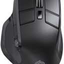 MKETech Electronics Wireless Mouse for Computer, Ergonomic Silent Mouse with 2.4GHz & Bluetooth, Multi Device Switch, OLED Display, Adjustable DPI, Rechargeable, 9 Buttons, for Windows/Mac, Black