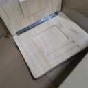 Dog Ramp for Stairs, Foldable Wooden Dog Stair Ramp with Triangular Support