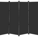 6 Panel Folding Privacy Screen 9ft Wide 6ft Tall Room Divider