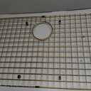 Starstar Sinks Protector Matte Gold 304 Stainless Steel Kitchen Sink Bottom Grid, Rack (30 L x 17 W), Medium