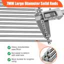 Stainless Steel Cooking Grill Grid Replacement 52081 for Select Gas Grill,for Aussie,for Charbroil,for Kenmore,for Master Chef,for Thermos,for Kmart Models