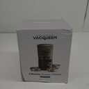 Vacqueen Automatic Cat Feeder for 3 Cats, 6L/25 Cups Smart WiFi Pet Feeder, Strong Anti-Jam System, Dual-Effect Desiccant Cat Food Dispenser, with 10S Voice Recorder for Cats and Small Dog(Black)