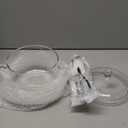 AEFPOYMXU Clear Glass Simmer Pot for Stove Potpourri Cooking Saucepan with Cover Cookware Set Heat-Resistant Stovetop Pot And Pan with Lid, Soup, Milk, Baby Food,Fruit and Spices 1.5L/ 50 FL OZ (1.6 Quarts)