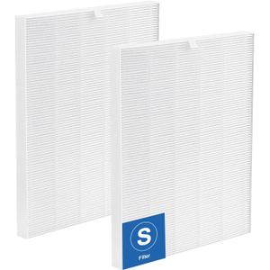 C545 True HEPA Replacement Filter S Compatible with Winix C545 Air Puri-fier, Replaces for Winix Filter S 1712-0096-00, 2 Pack H13 Grade True HEPA Filters