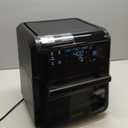 Chefman 12-Quart 6-in-1 Air Fryer Oven with Digital Timer, Touchscreen, and 12 Presets - Family Size Countertop Convection Oven, Dishwasher-Safe Parts (Black)