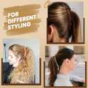 4 x Banana Hair Clips, 4.75" Large Banana Clip for Women Girls, Cute Hair Clips for Thin to Thick Hair, Big Claw Clips for Hair, 6 Pack (Coral, Translucent Brown, Tortoise, Beige, Brown, Black)