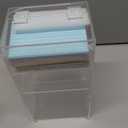 3 x 5 Inch Acrylic Index Card Holder Clear Index Card Box Note Card Organizer with 150 Ruled Lined Index Cards 30 Kraft Dividers A-Z Stickers 4 Divider for Holds 600 Cards Tabs Note Recipe Cards