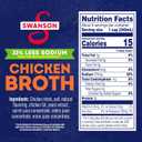SWANSON S Natural Goodness Lower Sodium Chicken Broth, 32 oz Carton (EXP 01/12/27)