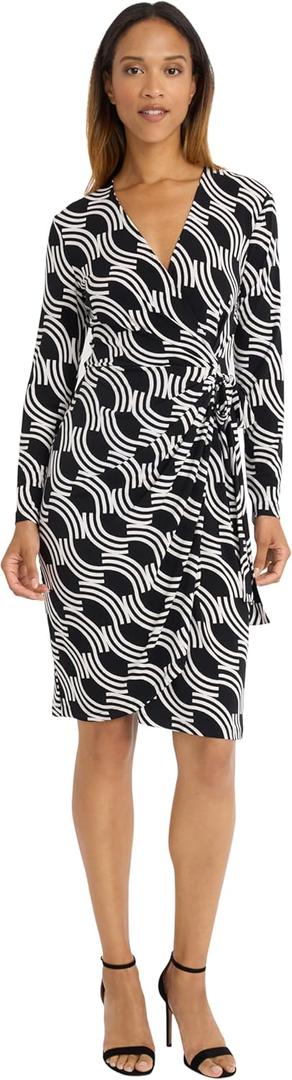 Maggy London Women's Gt477m Ref Body (8, Black/Ivory)