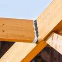 2X10 Joist Hanger 18 Gauge LU210 Galvanizing Face Mount Joist Hangers for Wood Hurricane Ties Widely Applicable Rafter Ties - 20 pk