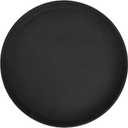 Winco TFG-14K Round Fiberglass Tray with Non-Slip Surface, 14-Inch, Black