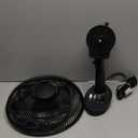 HOLMES 12" Table Fan, 75° Oscillation, 3 Speeds, 15° Adjustable Head Tilt, Ideal for Home, Bedroom or Office, Black