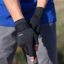 Copper Fit Unisex Hand Relief Compression Gloves (Black)