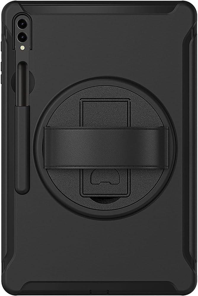 Sahara Protection Hand Strap Series Case for Samsung Galaxy Tab S10+, S9+, S9 FE+, S8+, Black (TB00333)