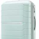 Samsonite Freeform Hardside Expandable with Double Spinner Wheels, Mint Green, Checked-Medium 24-Inch