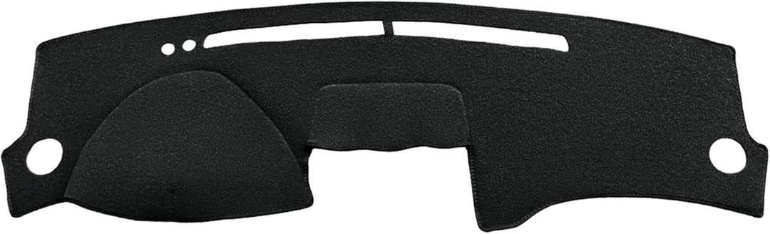Dash Cover Mat Custom Fit for Toyota Solara 2004 2005 2006 2007 2008 with Cutout for Climate Sensor and Light Sensor, Dashboard Pad Carpet Protector (Black) F90