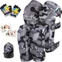 Soft-Style Kids Knee and Elbow Pads with Bike Gloves, Flexible Impact-Resistant Gear for Ages 2-11, Designed for Balance Bikes, Roller-Skating, and Skateboarding (Medium)