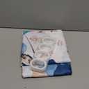 Blue Floral Flower Shower Curtain, Cute Navy Flower Shower Curtain, Pastel Watercolor Plant Eucalyptus Leaf Girly Botanical Rustic Country 72Wx72L Inch Bath Bathtub Set Accessories Home Decor