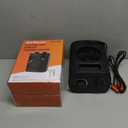 Milkhouse Space Heater 1300W/1500W Electric Heater with Overheat and Tip-Over Safety Shutoff Thermostat Manual Control for Home Workplace Gray