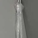 2 Pc Dome Umbrella Wedding Rain Clear Transparent Bubble Parasol Bird Cage Large