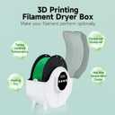 Kingroon Filament Dryer Box Upgraded 360 Heating 1KG 3D Printer Filament Dryer Filament Dry Box for 1.75mm/2.85mm/3.00mm PLA, ABS, PETG, TPU,ePA-CF, ePA-GF, and PC